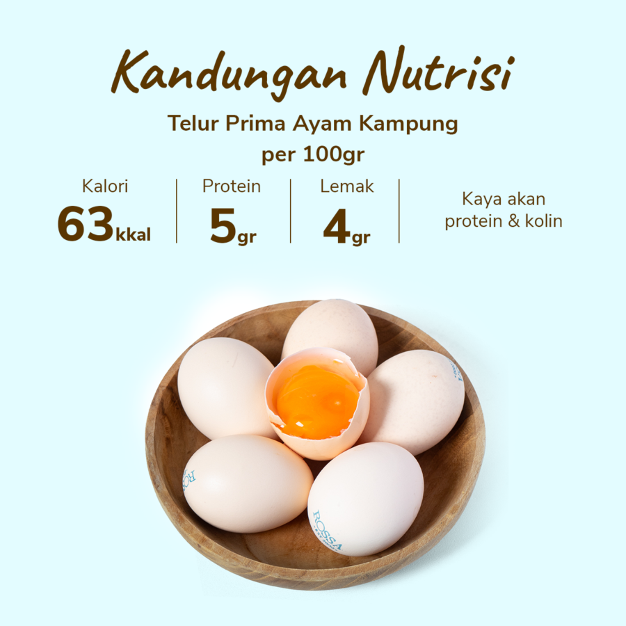Rossa Farm Telur Ayam Kampung 6butir