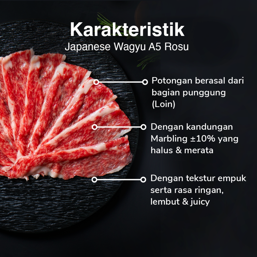 Japanese Wagyu A5 Rosu Astro Farm Signature 100gram 100gram