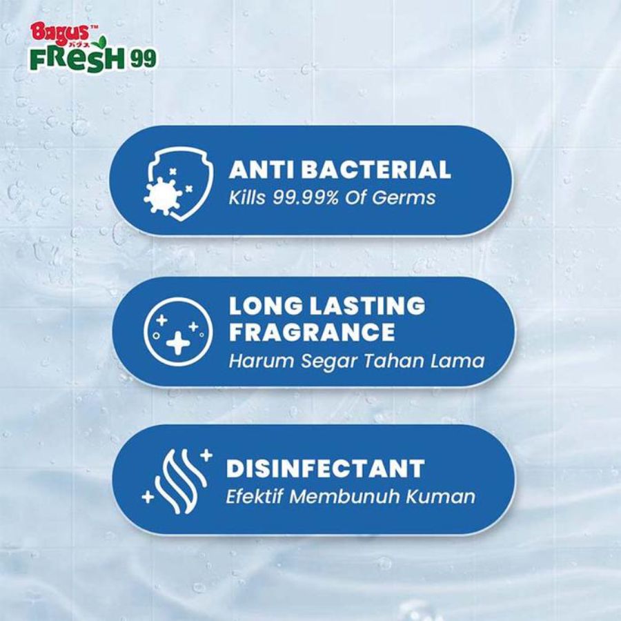 Bagus Fresh 99 Lavender Karbol Wangi Pouch 575ml