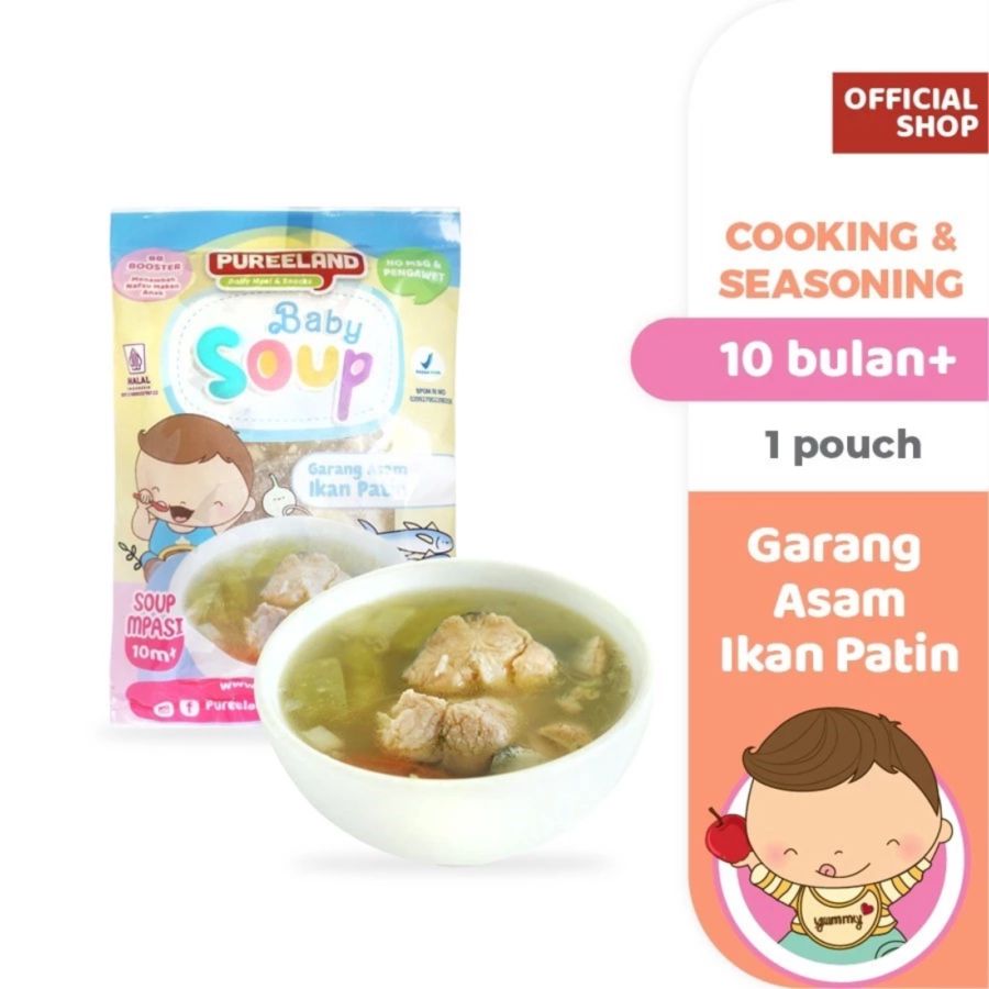Pureeland Baby Soup Garang Asam Ikan Patin Soup MPASI 150ml