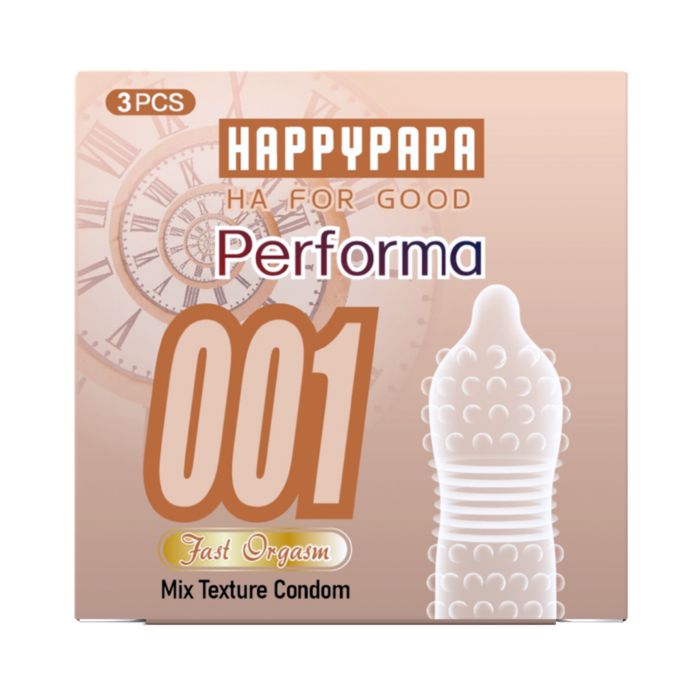 Happypapa 001 Performa Fast Orgasm Mix Texture Condom