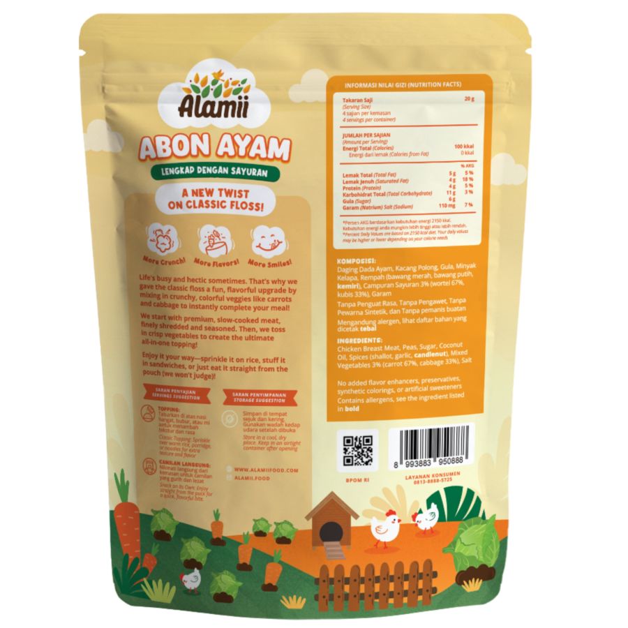 Alamii Abon Ayam Anak MPASI 80gram