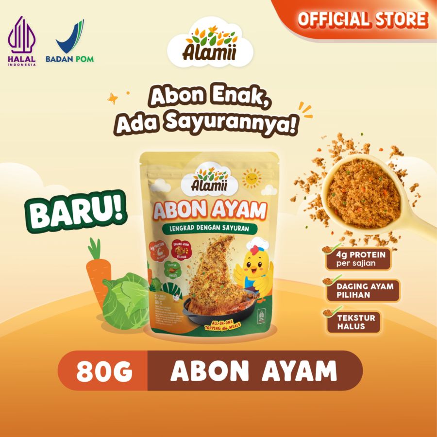 Alamii Abon Ayam Anak MPASI 80gram