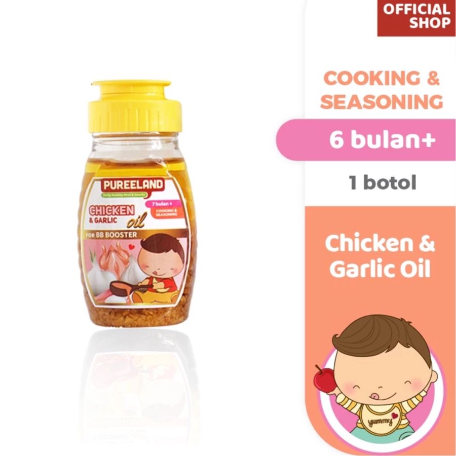 Pureeland Fat MPASI Oil Chicken & Garlic Oil BB Booster 100ml