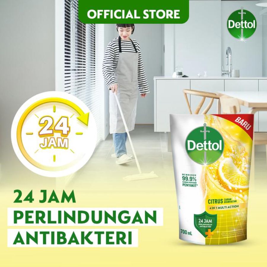 Dettol Citrus Pembersih Lantai 700ml