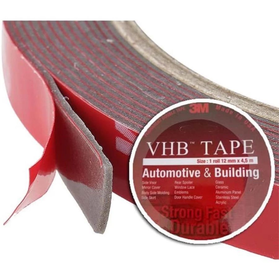 3M VHB Double Tape Merah 12mm x 4.5m 1pcs