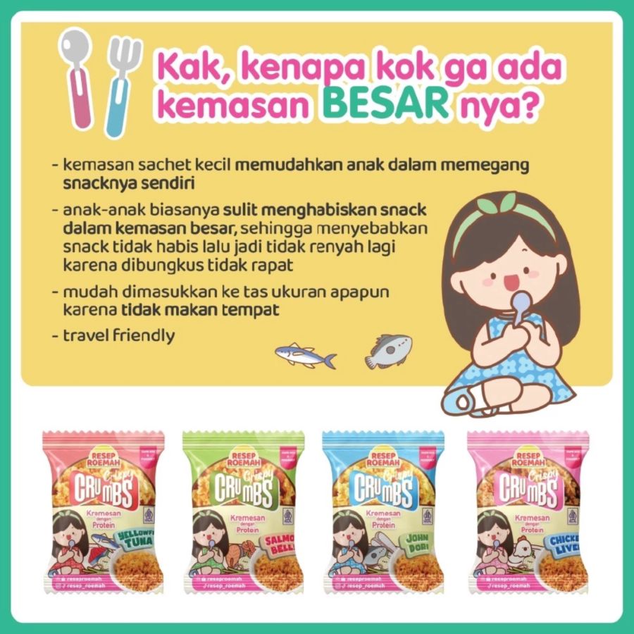 Resep Roemah Crispy Crumbs Chicken Kremesan dengan Protein untuk Anak 15gram
