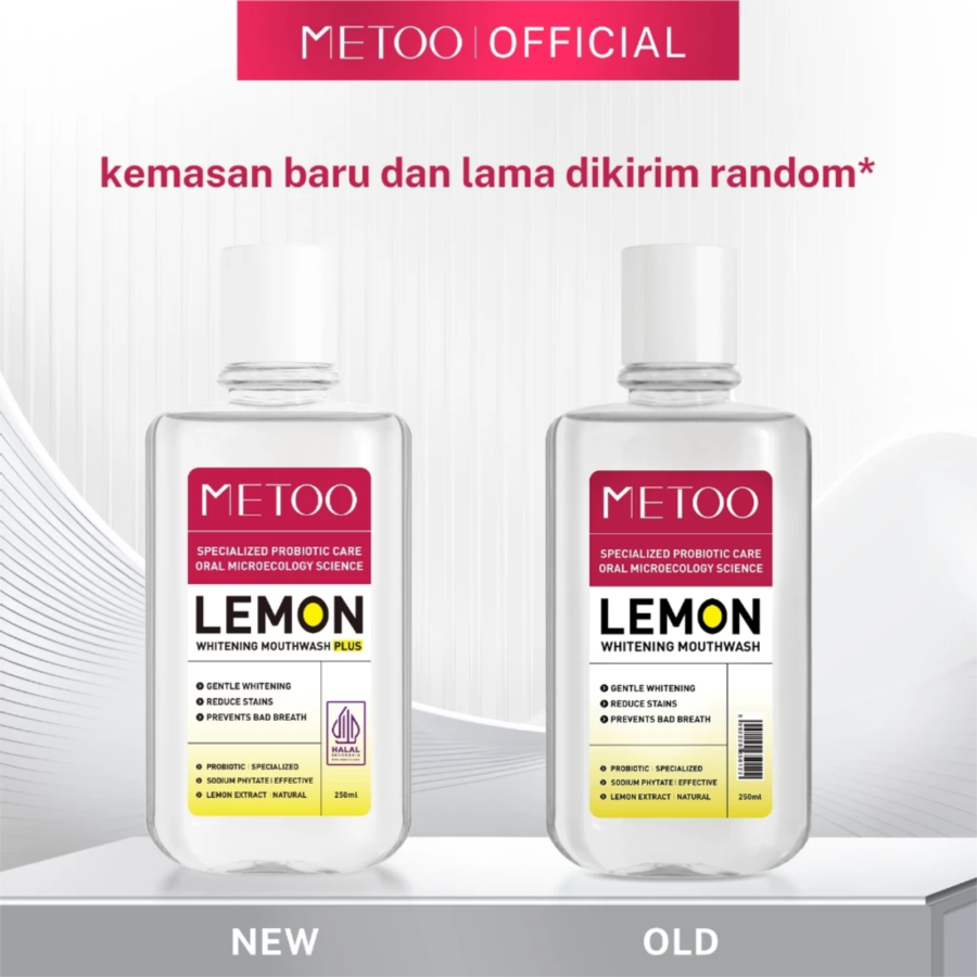 Metoo Lemon Whitening Mouthwash Probiotic 250ml