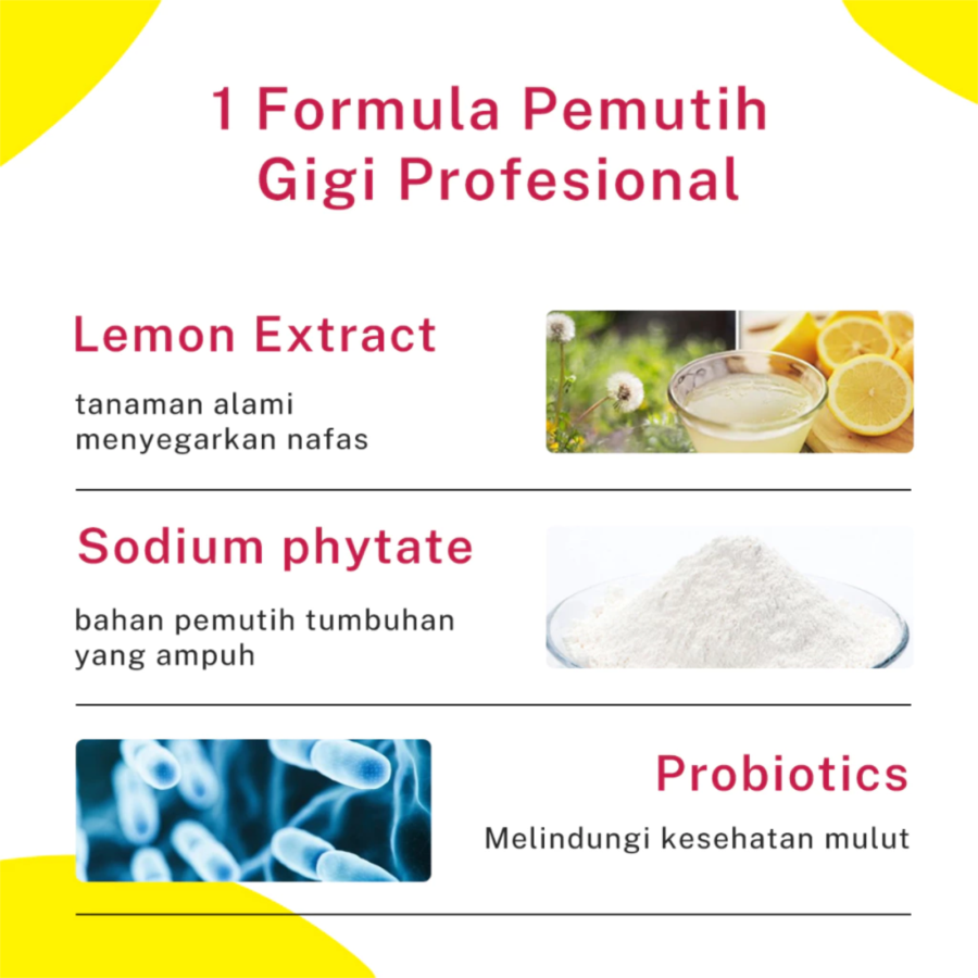 Metoo Lemon Whitening Mouthwash Probiotic 250ml