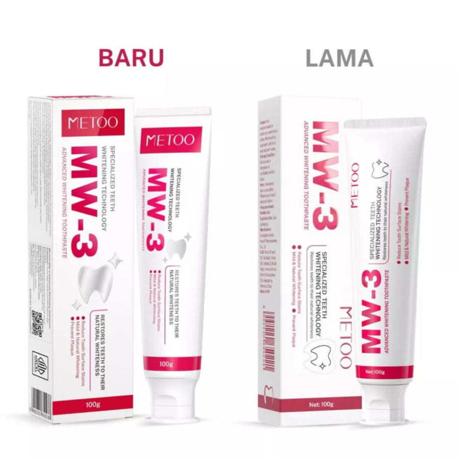 Metoo MW-3 Advanced Whitening Toothpaste 100gram