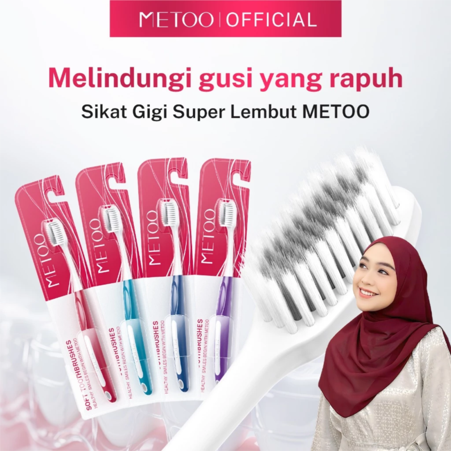 Metoo Extra Soft Toothbrush 1pcs