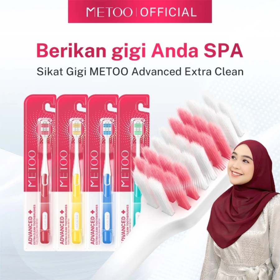 Metoo Advanced Extra Clean Toothbrush 1pcs