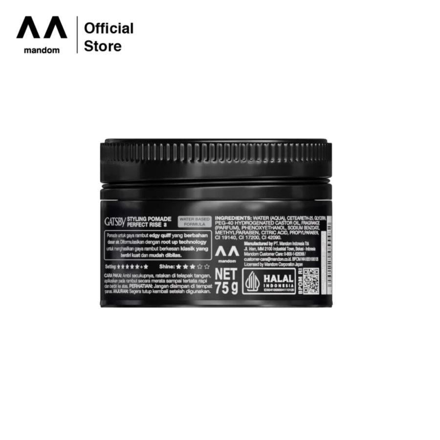 Gatsby Styling Pomade Perfect Rise 75gram