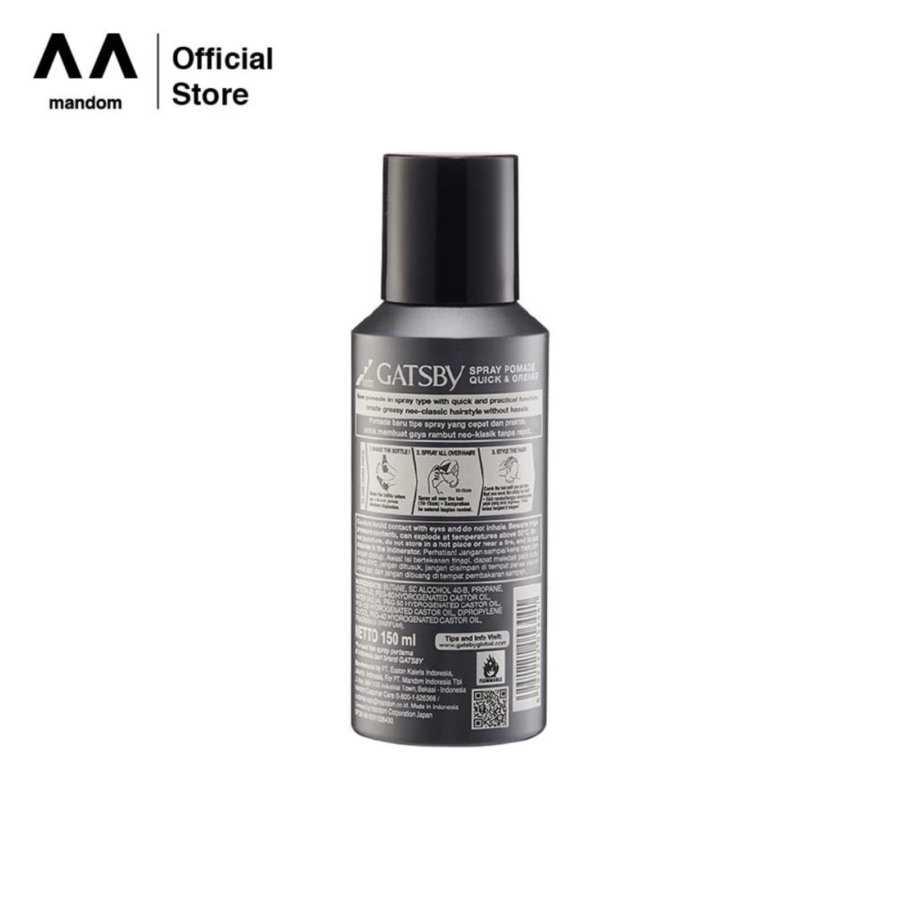 Gatsby Spray Pomade Quick & Grease 150ml