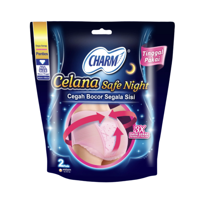 Charm Celana Safe Night All Size Pembalut Kewanitaan