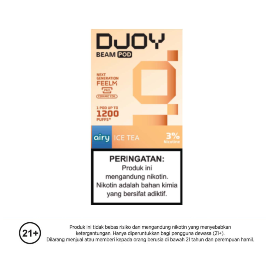Djoy Beam Pod Airy Ice Tea Rokok Elektrik 1pcs