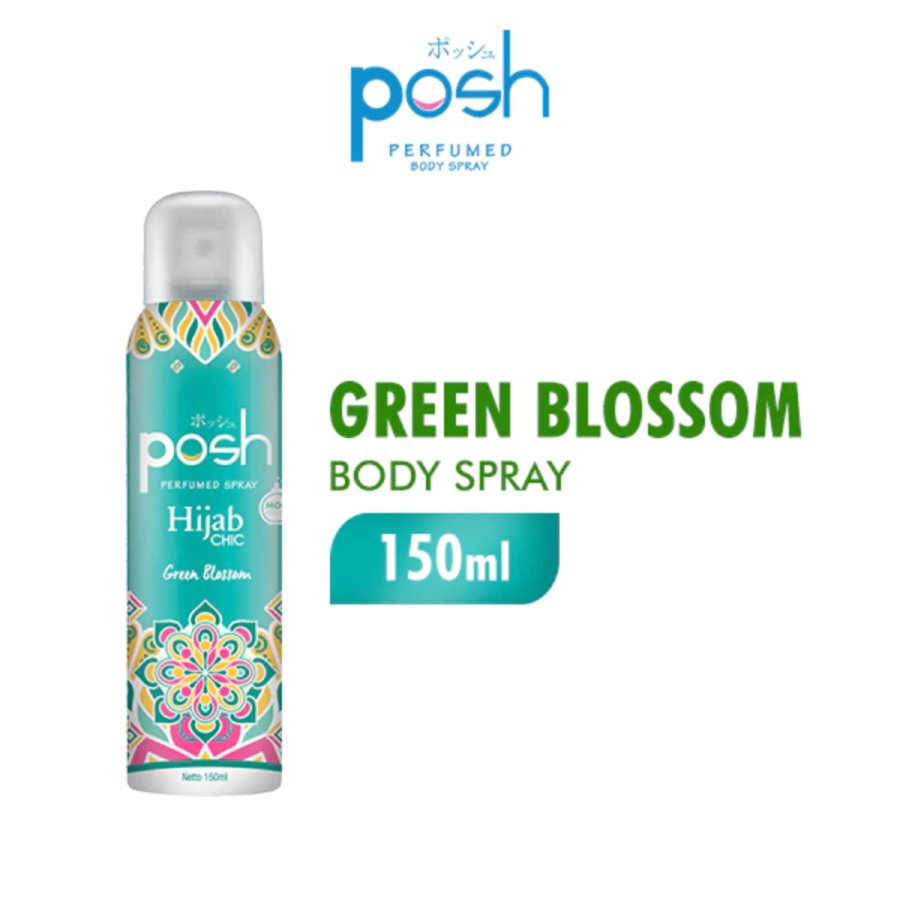 Posh Hijab Chic Green Blossom Perfumed Spray 150ml
