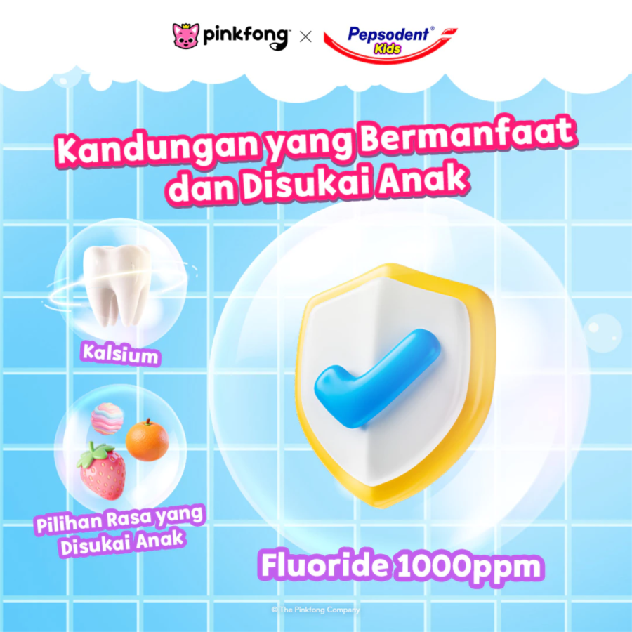 Pepsodent Kids Orange Pasta Gigi Anak 45gram