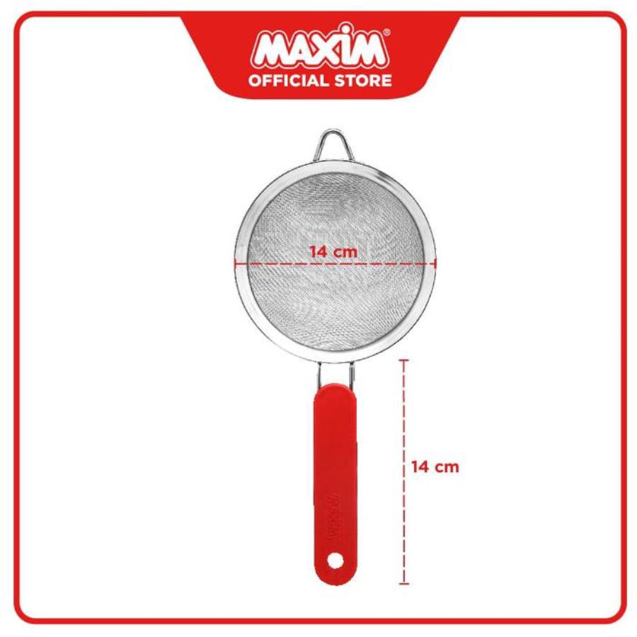 Maxim Tools Professional Mesh Strainer 14cm Stainless Steel 1pcs