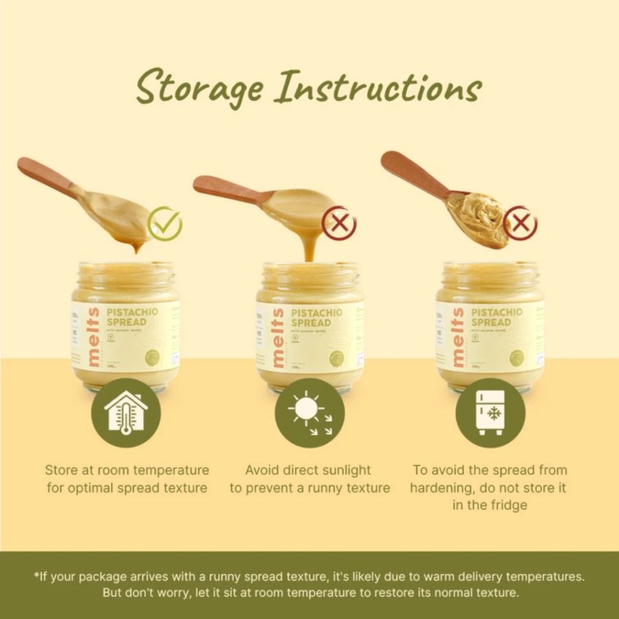 Melts Pistachio Spread 200gram