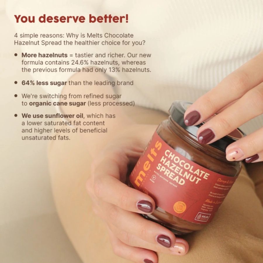 Melts Chocolate Hazelnut Spread 200gram