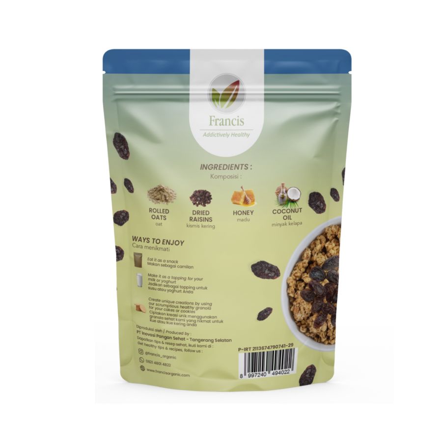 Francis Granola Raisins 340gram