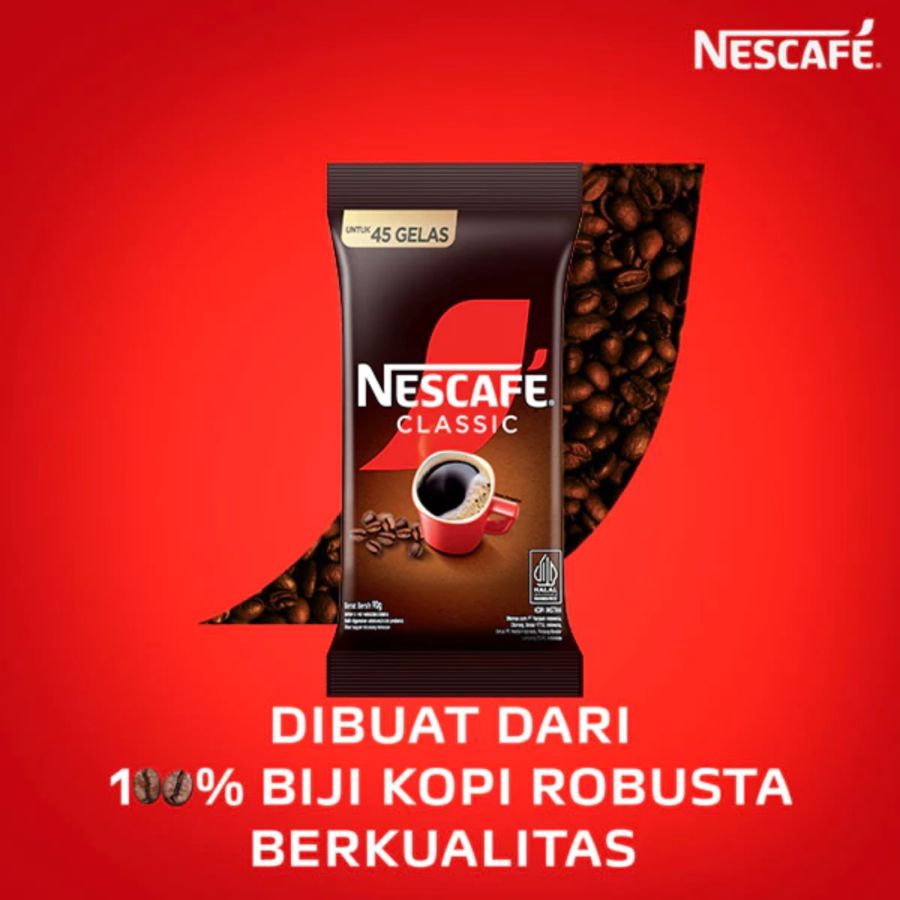 Nescafe Classic Kopi Bubuk Bag 90gram