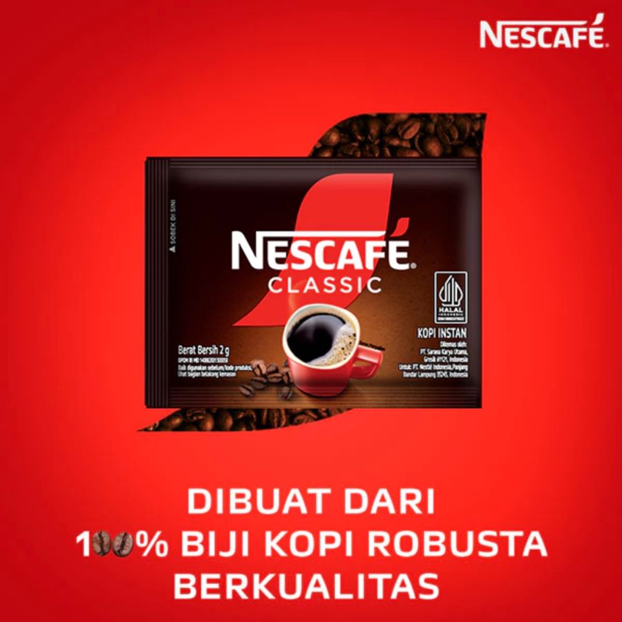 Nescafe Classic Kopi Bubuk 60 sachets x 2gr 120gram