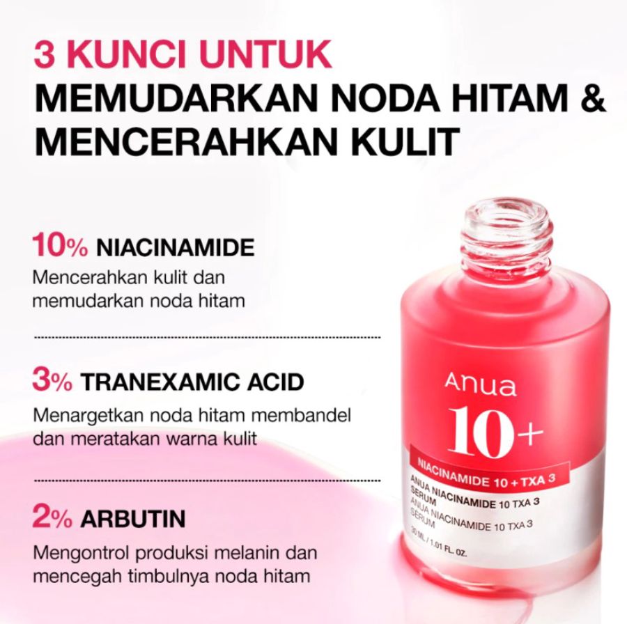 ANUA Niacinamide 10 + TXA 3 Serum Wajah 30ml
