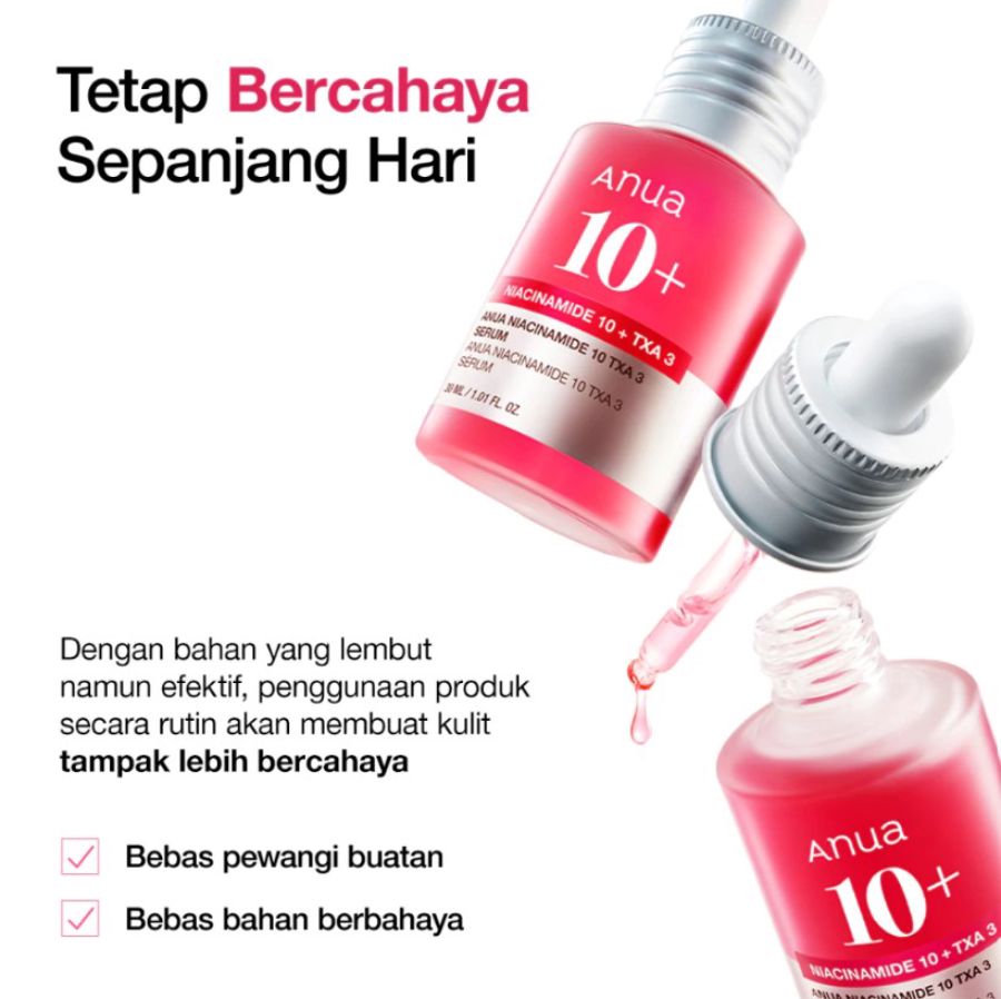 ANUA Niacinamide 10 + TXA 3 Serum Wajah 30ml