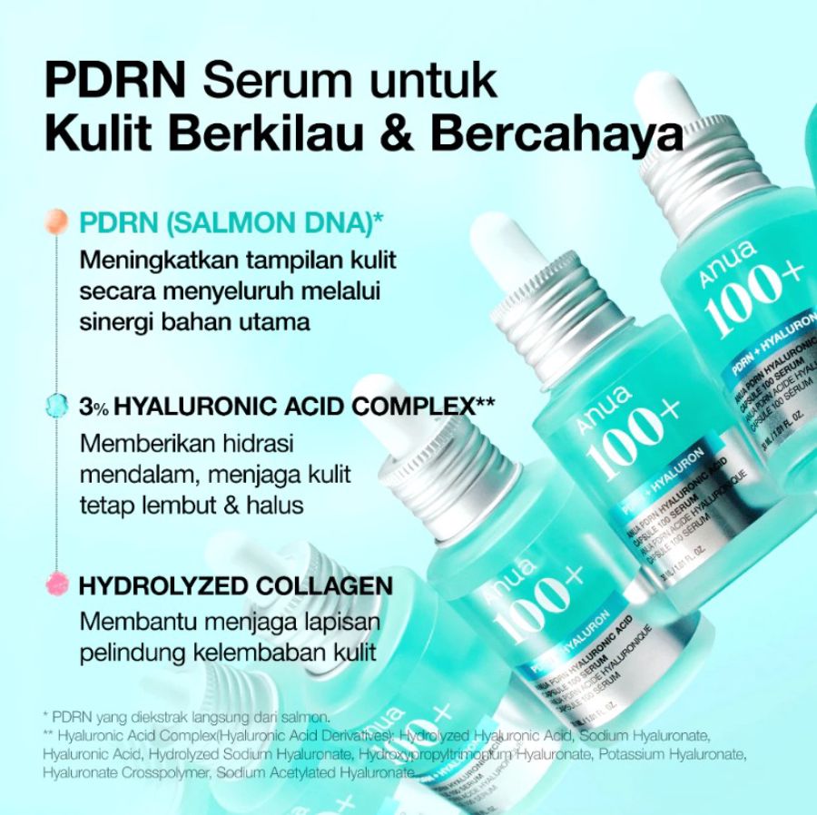 ANUA PDRN Hyaluronic Acid Capsule 100 Serum Wajah 30ml
