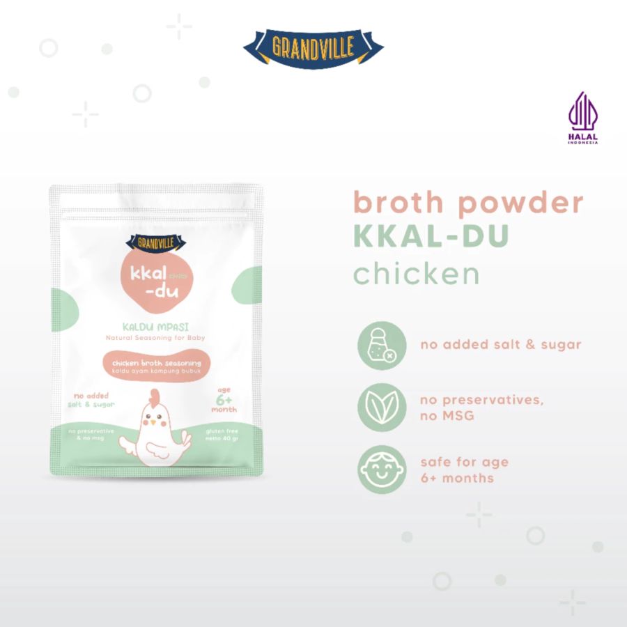 Grandville Kkal-Du Chicken Broth Seasoning Kaldu MPASI 40gram