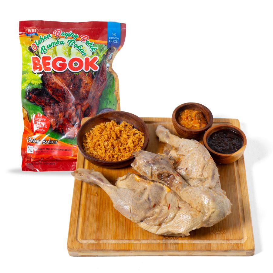 Begok Bebek Bakar Utuh 500gram 1pcs