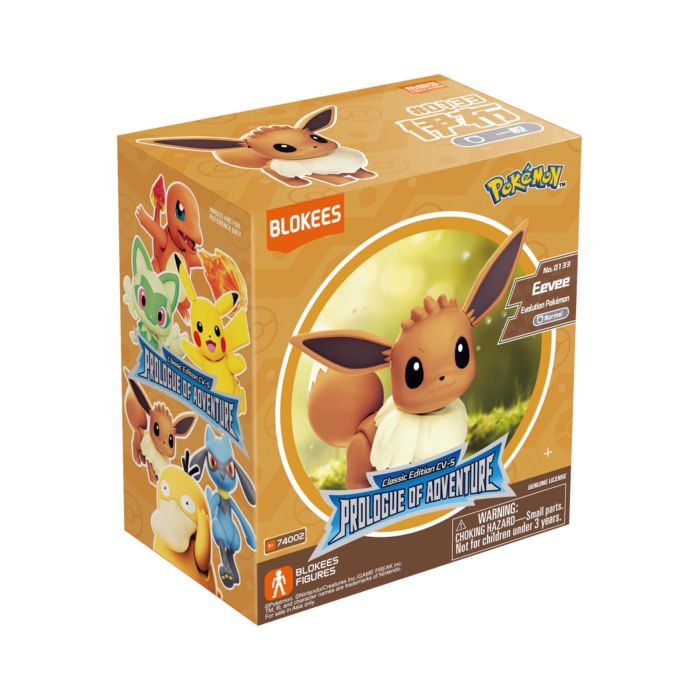 Blokees 74002 Classic Edition Eevee Mainan Figure