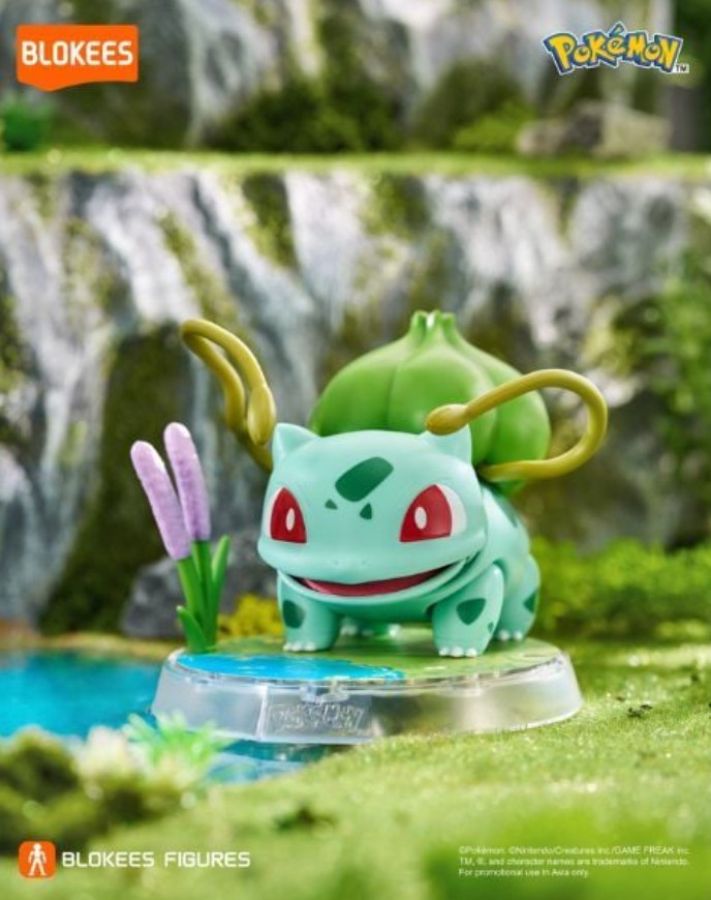 Blokees 74007 Classic Edition Pokemon Bulbasaur Mainan Figure 1pcs