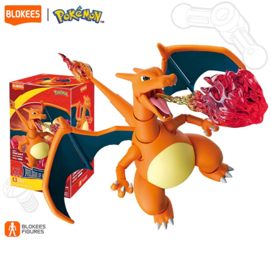 Blokees 74104 Classic Edition Pokemon Charizard Mainan Figure 1pcs