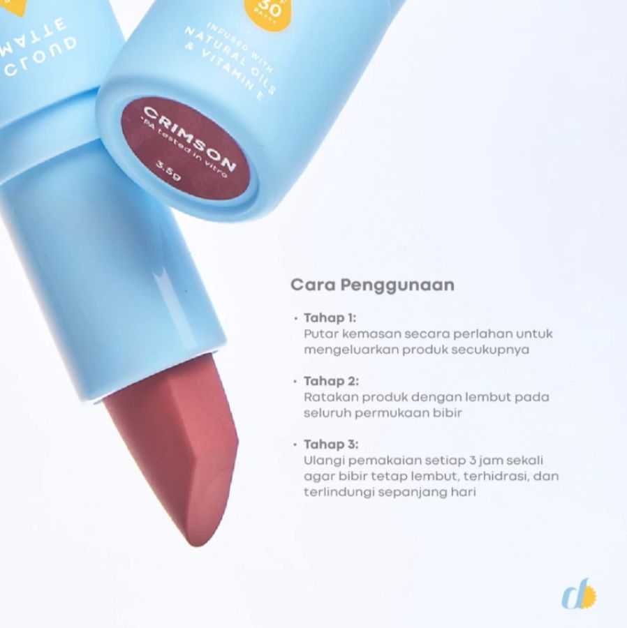 Dew It Cloud Matte Coral Lipstik 3gram