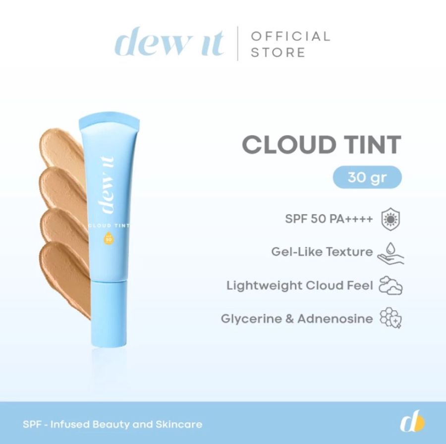 Dew It Cloud Tint Dusk SPF 50 PA++++ Skin Tint 30gram