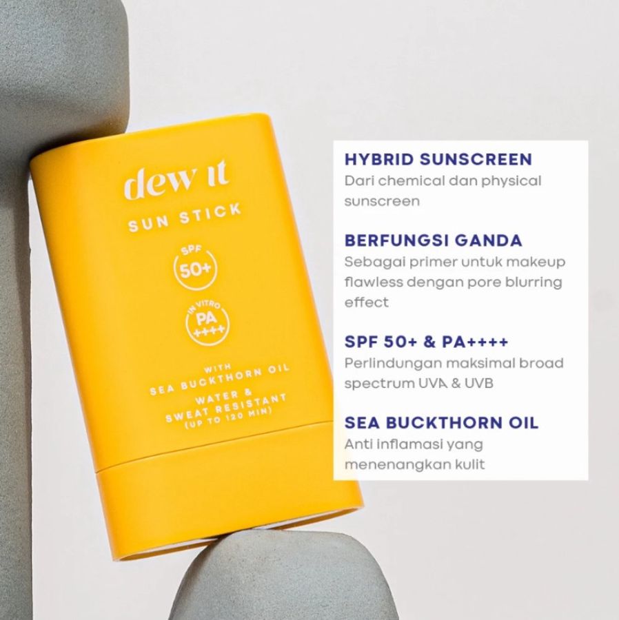 Dew It Sun Stick SPF 50+ PA++++ Sunscreen 17gram