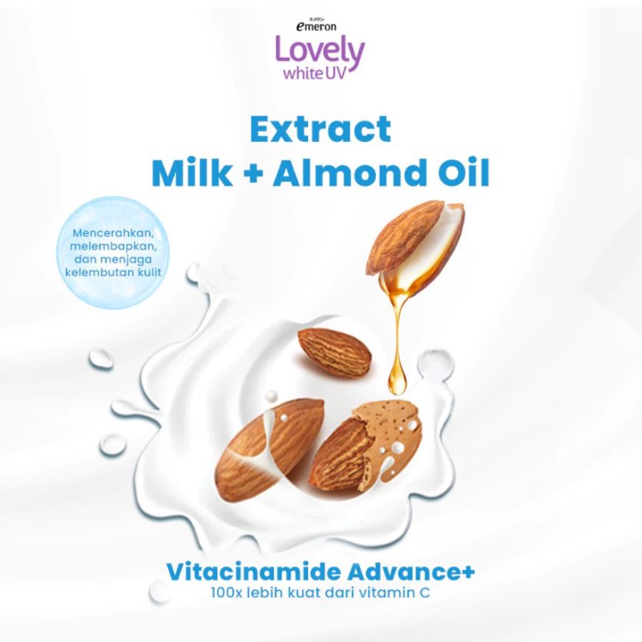 Emeron Lovely White UV Nutrient Bright Body Lotion 500ml