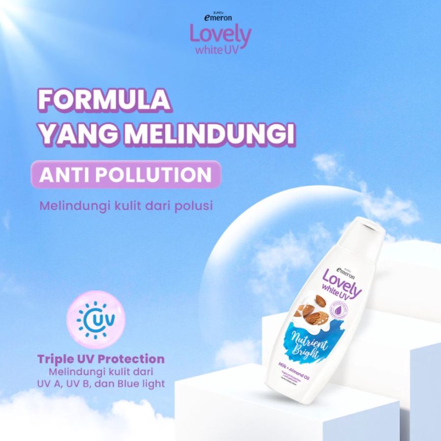 Emeron Lovely White UV Nutrient Bright Body Lotion 500ml