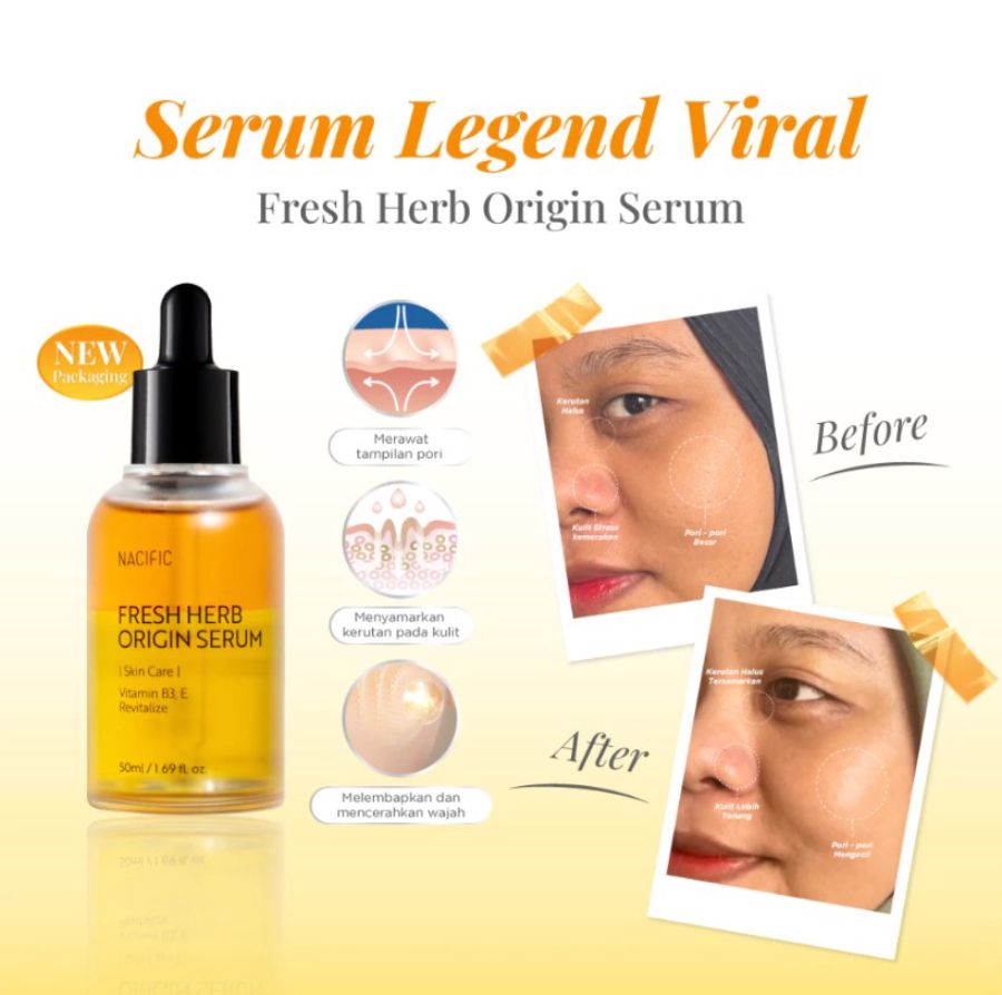 NACIFIC Fresh Herb Origin Serum Wajah 50ml