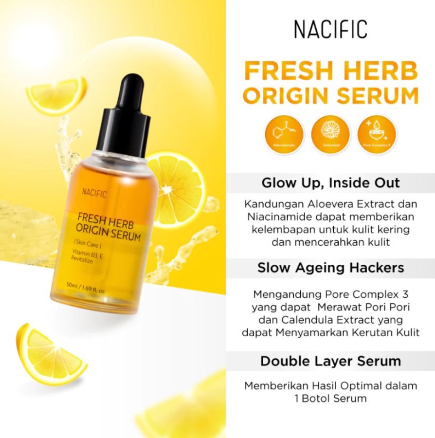 NACIFIC Fresh Herb Origin Serum Wajah 50ml