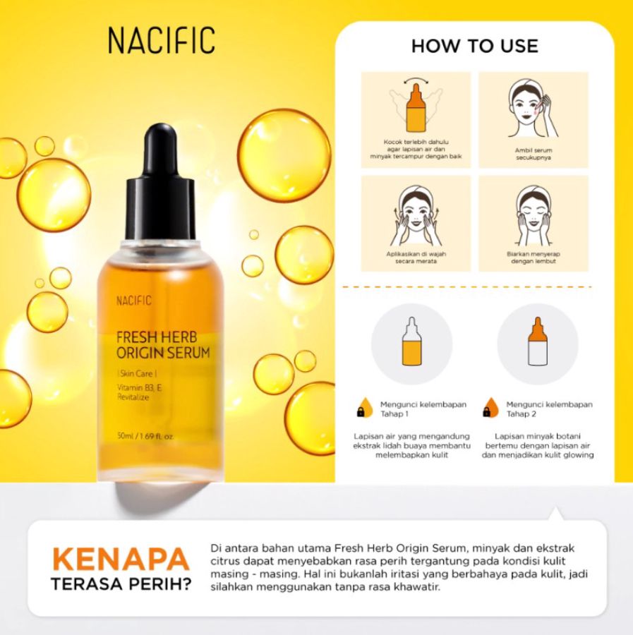 NACIFIC Fresh Herb Origin Serum Wajah 50ml