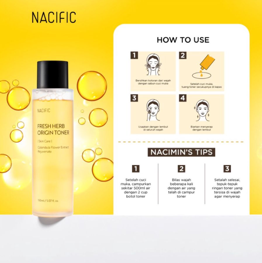 NACIFIC Fresh Herb Origin Toner Wajah 150ml