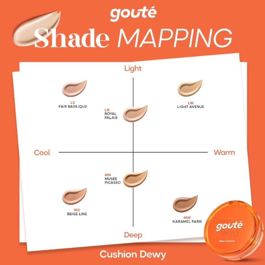 Goute Cover 4 Dewy MW Karamel Paris Cushion 15gram
