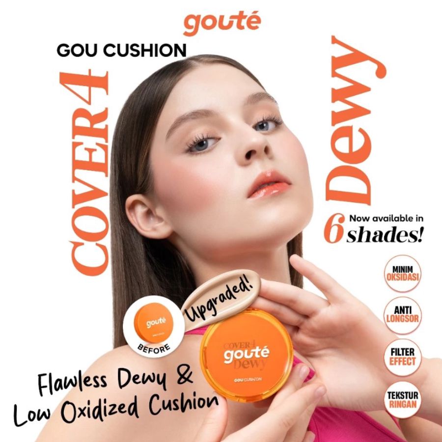 Goute Cover 4 Dewy LC Fair Basilique Cushion 15gram