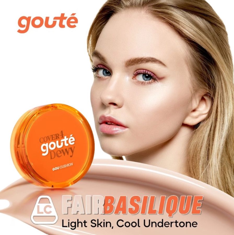Goute Cover 4 Dewy LC Fair Basilique Cushion 15gram