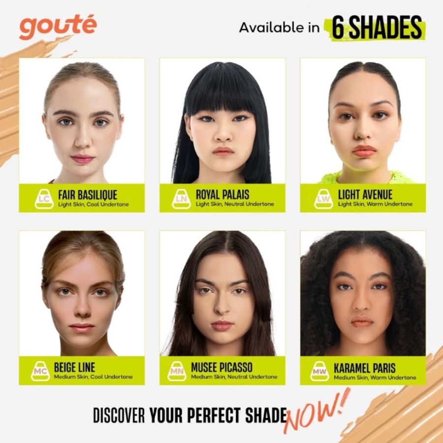 Goute Cushion Cover 4 Matte LW Light Avenue Cushion 15gram