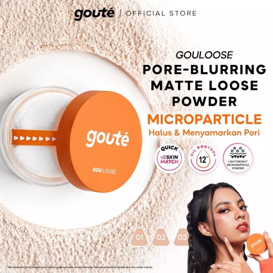 Goute Gouloose 02 Beige Line Loose Powder 10gram